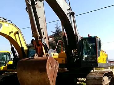 Volvo tracked excavator